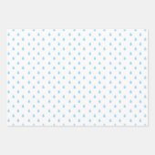 星、ドット、雨滴 ラッピングペーパーシート (正面3)