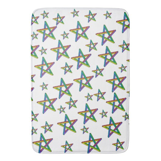 星 バスマット (正面縦)