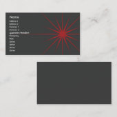 星-ビジネス 名刺 (正面/裏面)