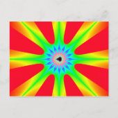 星 – フラクタルはがき ポストカード (正面)