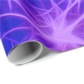 星、フラクタル、青 ラッピングペーパー (ロールコーナー)