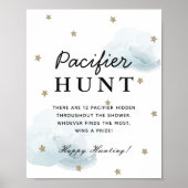 星&ブルークラウドベビーシャワーパシファイヤー狩り ポスター (正面)