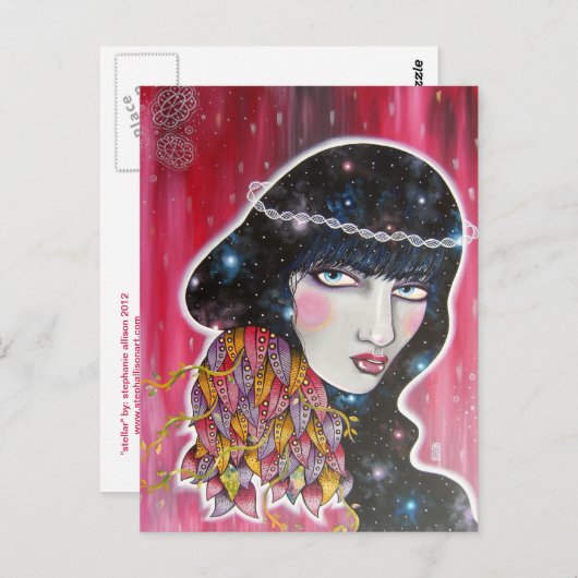 星 ポストカード (正面/裏面)