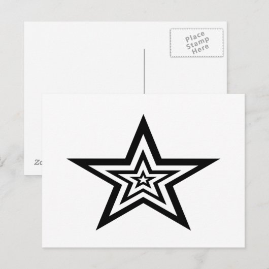 星 ポストカード (正面/裏面)