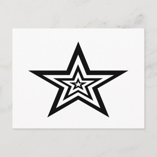 星 ポストカード (正面)