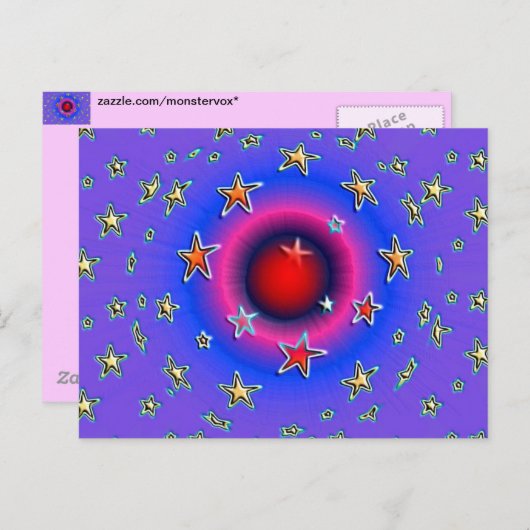 星 ポストカード (正面/裏面)