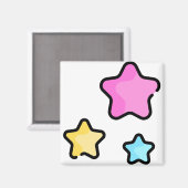 星 マグネット (正面/裏面)