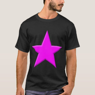 星-マゼンタ Tシャツ