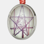 星 メタルオーナメント (左)