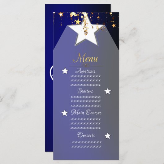 星 メニュー (正面/裏面)