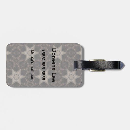 星 ラゲッジタグ (裏面横)