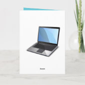 星、ラップトップ カード (裏面)