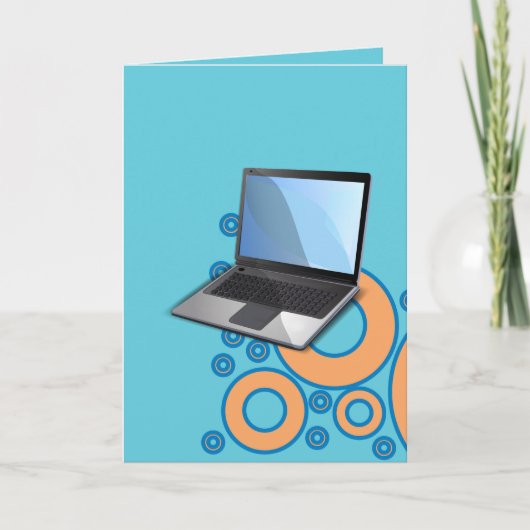 星、ラップトップ カード (正面)