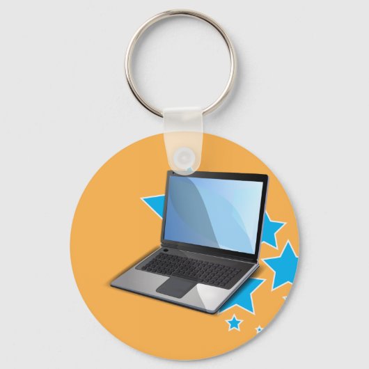 星，ラップトップ キーホルダー (正面)