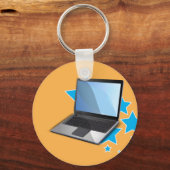 星，ラップトップ キーホルダー (正面)