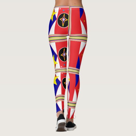 星 レギンス (裏面)