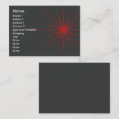 星-丸太 名刺 (正面/裏面)
