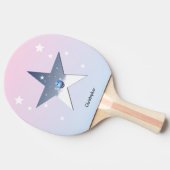 星 卓球ラケット (横)