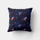 星、惑星、銀河系、宇宙をテーマにした クッション (裏面)