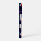星、惑星、銀河、宇宙テーマ iPhone 16ケース (右側面)