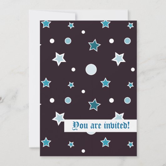 星 招待状 (正面)