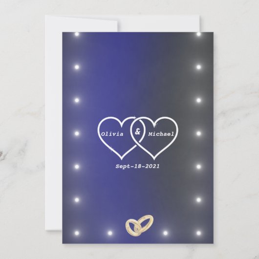 星 招待状 (裏面)