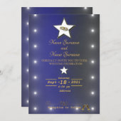 星 招待状 (正面/裏面)
