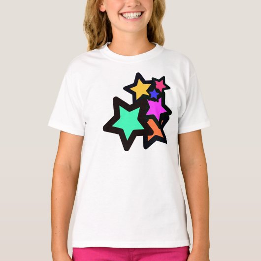 星、星、もっと星！ Tシャツ (正面)