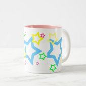 星、星、星 ツートーンマグカップ (正面右)