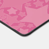 星，星，星 – ピンク デスクマット (コーナー)