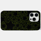 星,星,星 – ライムグリーン Case-Mate iPhoneケース (裏面 (横))