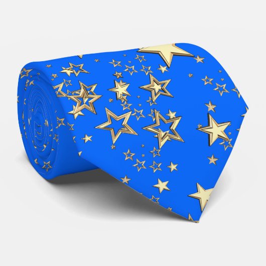 星、星、星、星、星、星、星… ネクタイ (ロール)