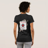 星(暗い色)の女王 Tシャツ (裏面フル)