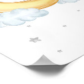 星 月 ぬりえポスター 子ども部屋 プリント (角)