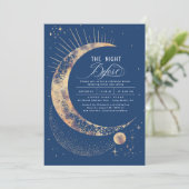 星 月 天体 夜のリハーサルディナー 招待状 (スタンド正面)