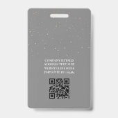 星 月 天体 夜空 ID カード セキュリティ バッジ (裏面)