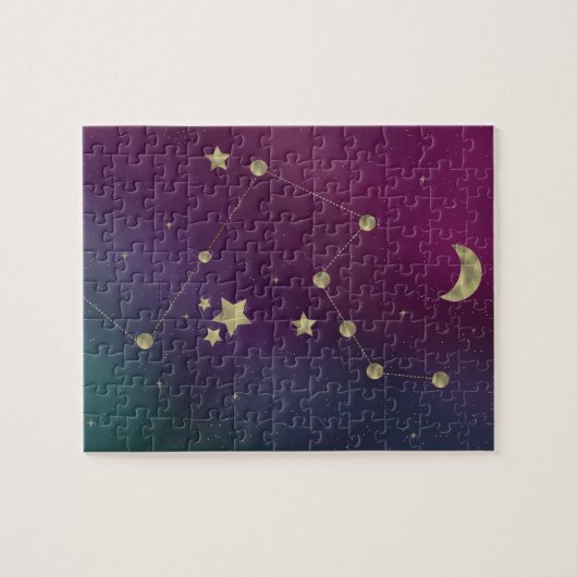 星 月 星雲 星座 銀河 ジグソーパズル (横)