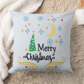 星、月、雪片、メリークリスマス、ZSSG クッション (ブランケット)