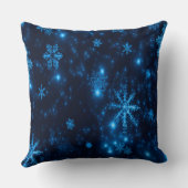 星、月、雪片、メリークリスマス、ZSSG クッション (裏面)
