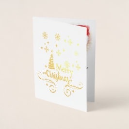 星、月、雪片、メリークリスマス、ZSSG 箔カード