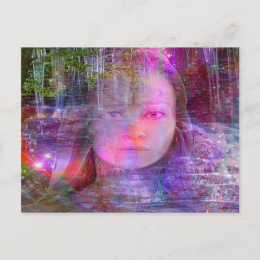 星（水） ポストカード (正面)