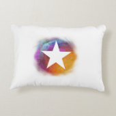 星（白） アクセントクッション (裏面)
