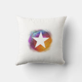 星（白） クッション (裏面)