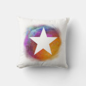星(白) クッション (正面)