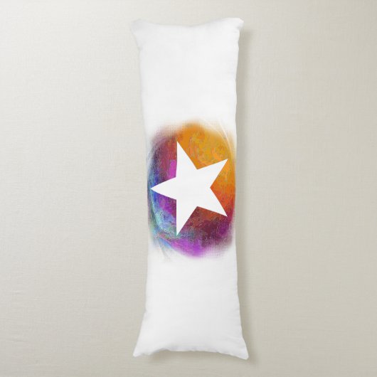 星（白） ボディピロー (正面縦)