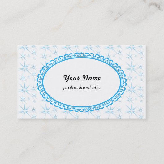 星，白 名刺 (正面)