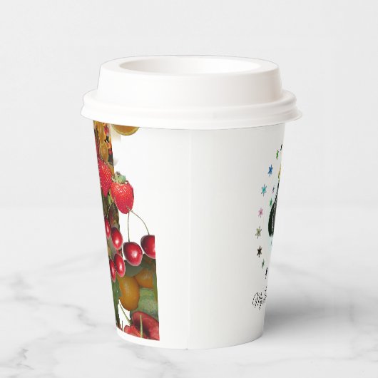 星（白） 紙コップ (右)