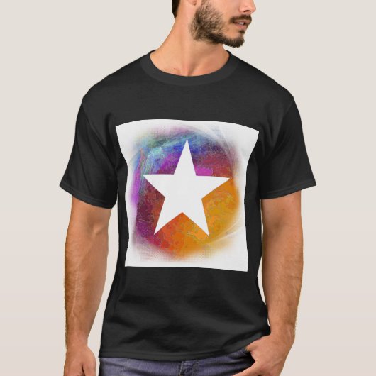 星(白) Tシャツ (正面)
