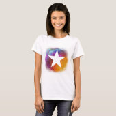 星(白) Tシャツ (正面フル)