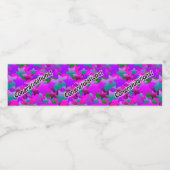 星（紫） ペットボトルラベル (シングルラベル)